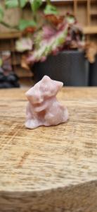 Roze andes opaal knuffel katjes