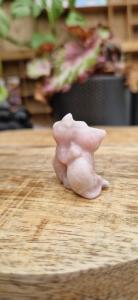 Roze andes opaal knuffel katjes