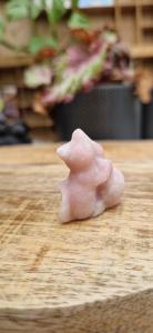 Roze andes opaal knuffel katjes