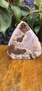 Roze amethist/ bloemagaat vlam