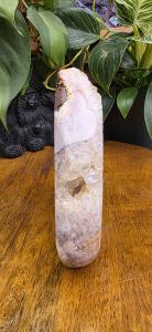 Roze amethist/ bloemagaat vlam