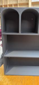 Display edelsteen zwart met bogen
